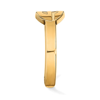Sterling Silver Gold-plated LogoArt University of Georgia Letter G Toe Ring