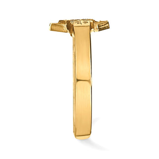 Sterling Silver Gold-plated LogoArt University of South Carolina Toe Ring