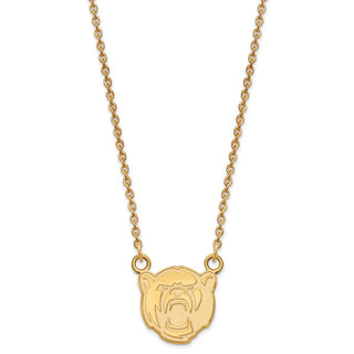 10k Gold LogoArt Baylor University Small Pendant 18 inch Necklace