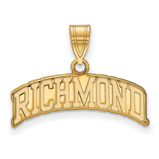 14k Yellow Gold LogoArt University of Richmond Large Script Pendant