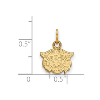 10k Gold LogoArt Villanova University Wildcat Extra Small Pendant
