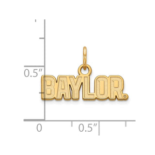 10k Gold LogoArt Baylor University Extra Small Pendant 1Y036BU