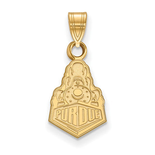 14k Gold LogoArt Purdue University Boilermakers Train Logo Small Pendant