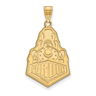 14k Gold LogoArt Purdue University Boilermakers Train Logo Extra Large Pendant