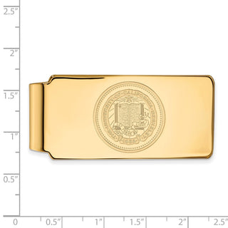 10k Gold LogoArt University of California Berkeley Crest Money Clip