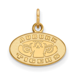 10k Gold LogoArt Auburn Tigers Extra Small Pendant