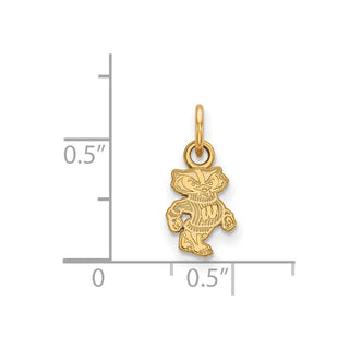 10k Gold LogoArt University of Wisconsin Badger Extra Small Pendant 1Y043UWI