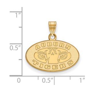 14k Gold LogoArt Auburn Tigers Small Pendant