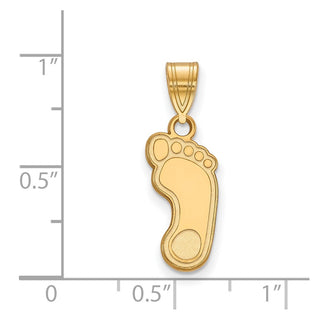 14k Gold LogoArt University of North Carolina Tar Heel Medium Pendant