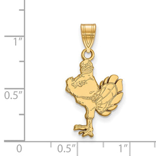 10k Gold LogoArt Virginia Tech HokieBird Large Pendant 1Y044VTE