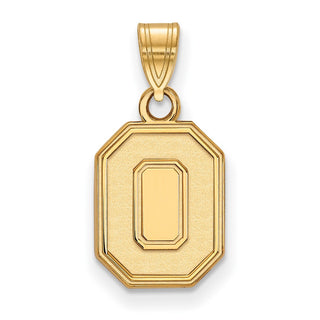 10k Gold LogoArt The Ohio State University Letter O Small Pendant