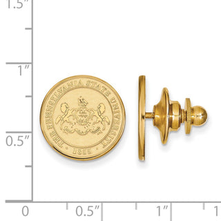 14k Gold LogoArt Penn State University Crest Lapel Pin