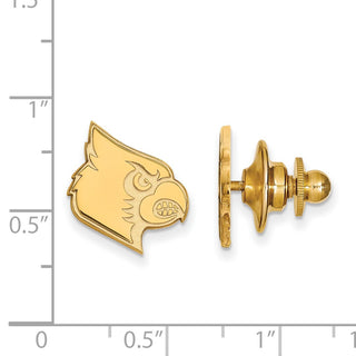 14k Gold LogoArt University of Louisville Cardinal Lapel Pin