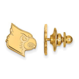 14k Gold LogoArt University of Louisville Cardinal Lapel Pin