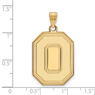 14k Gold LogoArt The Ohio State University Letter O Extra Large Pendant