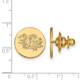 14k Gold LogoArt University of South Carolina Gamecock Lapel Pin
