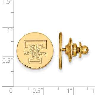 14k Gold LogoArt University of Tennessee Lady Volunteers Lapel Pin