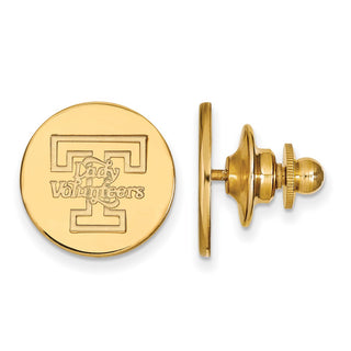 Sterling Silver Gold-plated LogoArt University of Tennessee Lady Volunteers Lapel Pin