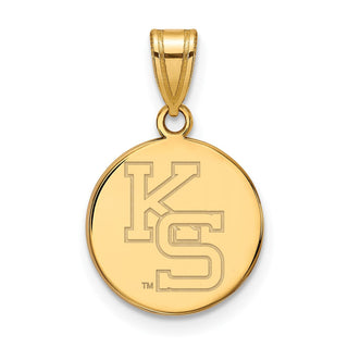 10k Gold LogoArt Kansas State University K-S Medium Pendant 1Y067KSU