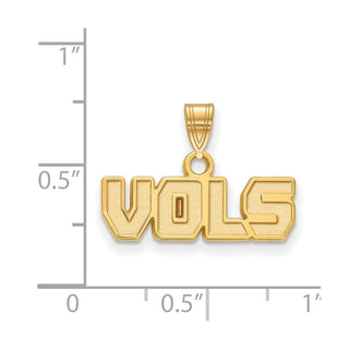 14k Gold LogoArt University of Tennessee Vols Small Pendant