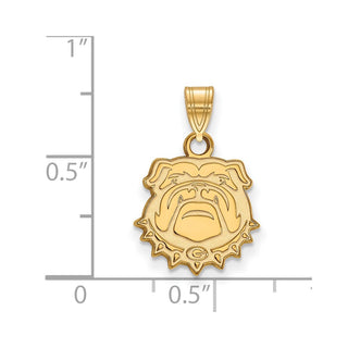 14k Gold LogoArt University of Georgia Bulldog Small Pendant 4Y070UGA