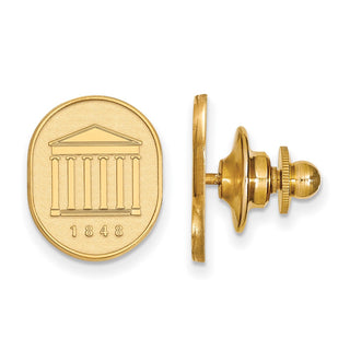 14k Gold LogoArt University of Mississippi 1848 Crest Lapel Pin
