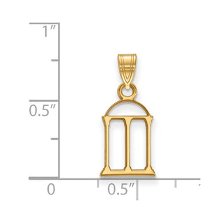 14k Gold LogoArt University of Georgia Arch Small Pendant