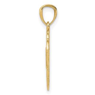 14k Yellow Gold And Rhodium Sweet 16 Pendant