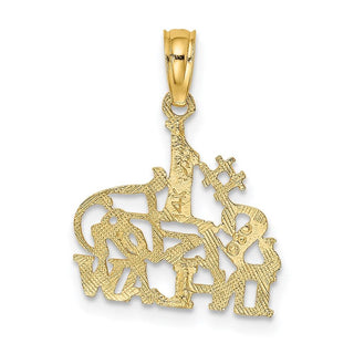 14k Yellow Gold #1 Sister-In-Law Pendant