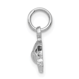 14K White Gold Car Charm