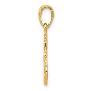 14k Yellow Gold Truck Cab Pendant
