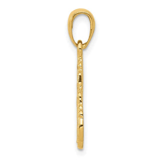 14k Yellow Gold Truck Cab Pendant