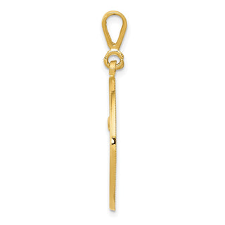 14k Yellow Gold The Art Of Caring Rn Pendant