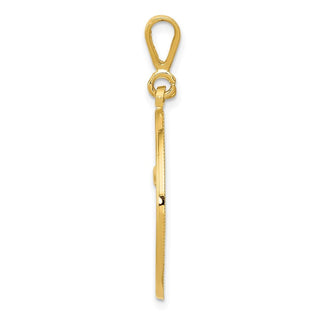 14k Yellow Gold The Art Of Caring Rn Pendant