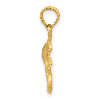 14k Yellow Gold Stingray Pendant K2922