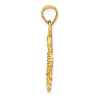 14k Yellow Gold Seahorse Pendant K2980