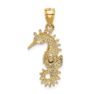 14k Yellow Gold Seahorse Pendant K2980