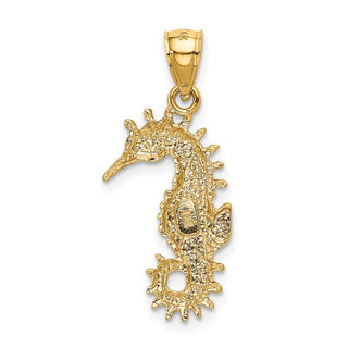 14k Yellow Gold Seahorse Pendant K2980