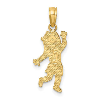 14k Yellow Gold Girl Pendant K3172