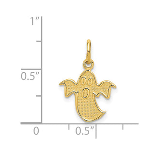 14k Yellow Gold Ghost Charm