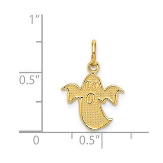 14k Yellow Gold Ghost Charm