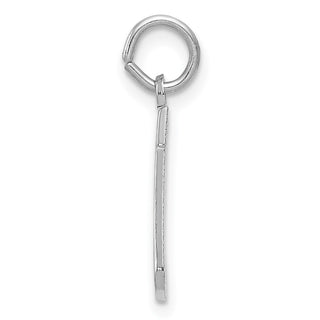 14K White Gold Christmas Stocking Charm