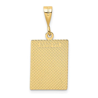 14k Yellow Gold Friend Pendant