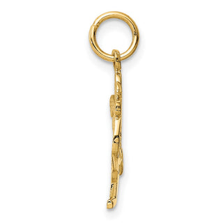14k Yellow Gold Rooster Charm