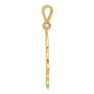 14k Yellow Gold Beagle Pendant