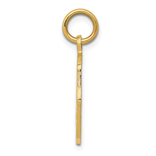 14k Yellow Gold Comedy Mask Charm