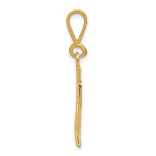 14k Yellow Gold Drum Set Pendant K3514