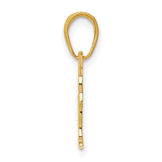 14k Yellow Gold Gymnastics Pendant