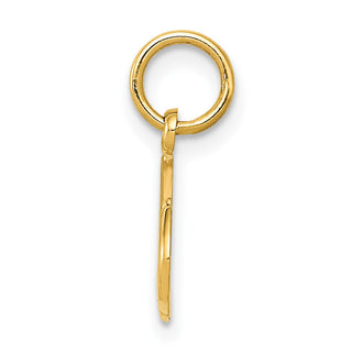 14k Yellow Gold Football Charm K3598