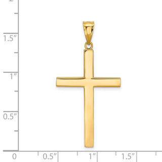 14k Yellow Gold Cross Pendant K4317